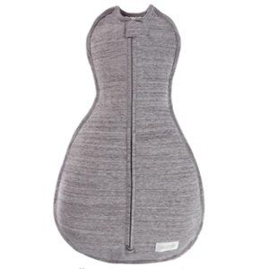 Woombie Swaddle, Gray, Size S 5-13 lbs